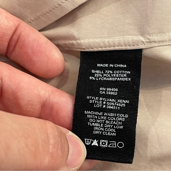 Theory Button Down Shirt Men’s Sz XL Dusty Pink Office Business Career Formal - Picture 7 of 10